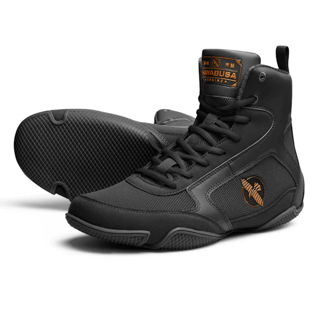 Hayabusa Pro Boxskór Svartir – Boxbúðin - Main Image