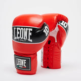 Leone Shock Pro Boxhanskar - Rauðir
