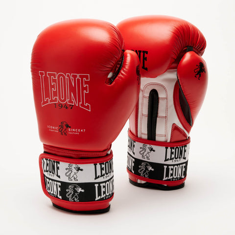Leone Iconic boxhanskar - Rauðir