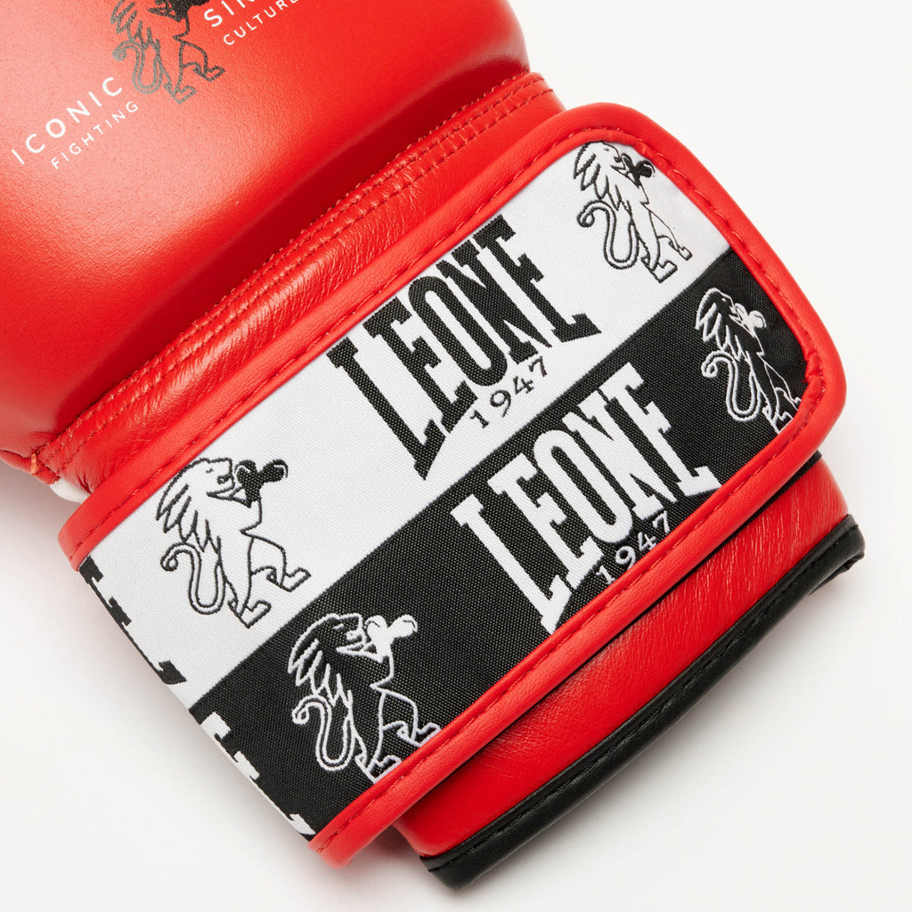 Leone Iconic boxhanskar - Rauðir