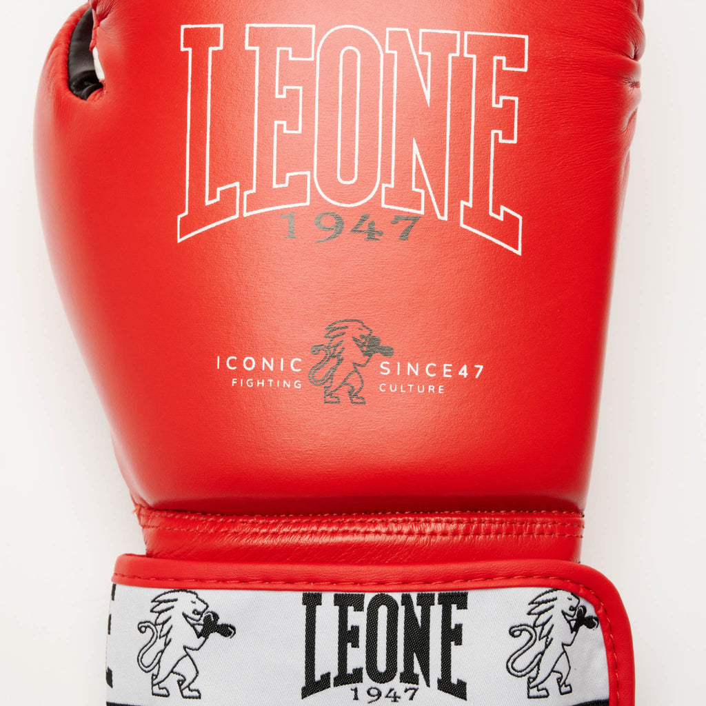 Leone Iconic boxhanskar - Rauðir