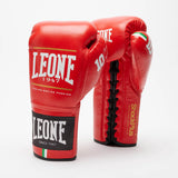 Leone Shock Plus Pro boxhanskar - Rauðir