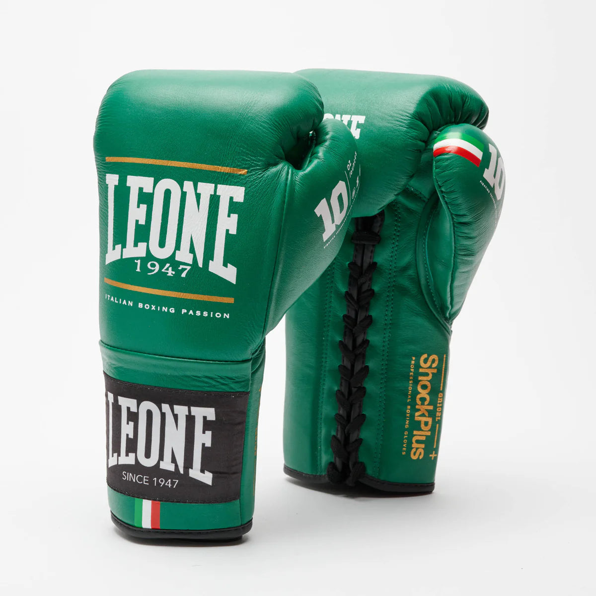 Leone Shock Plus Pro Boxhanskar - Grænir