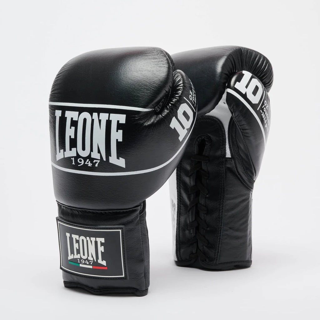 Leone Shock Pro Boxhanskar - Svartir