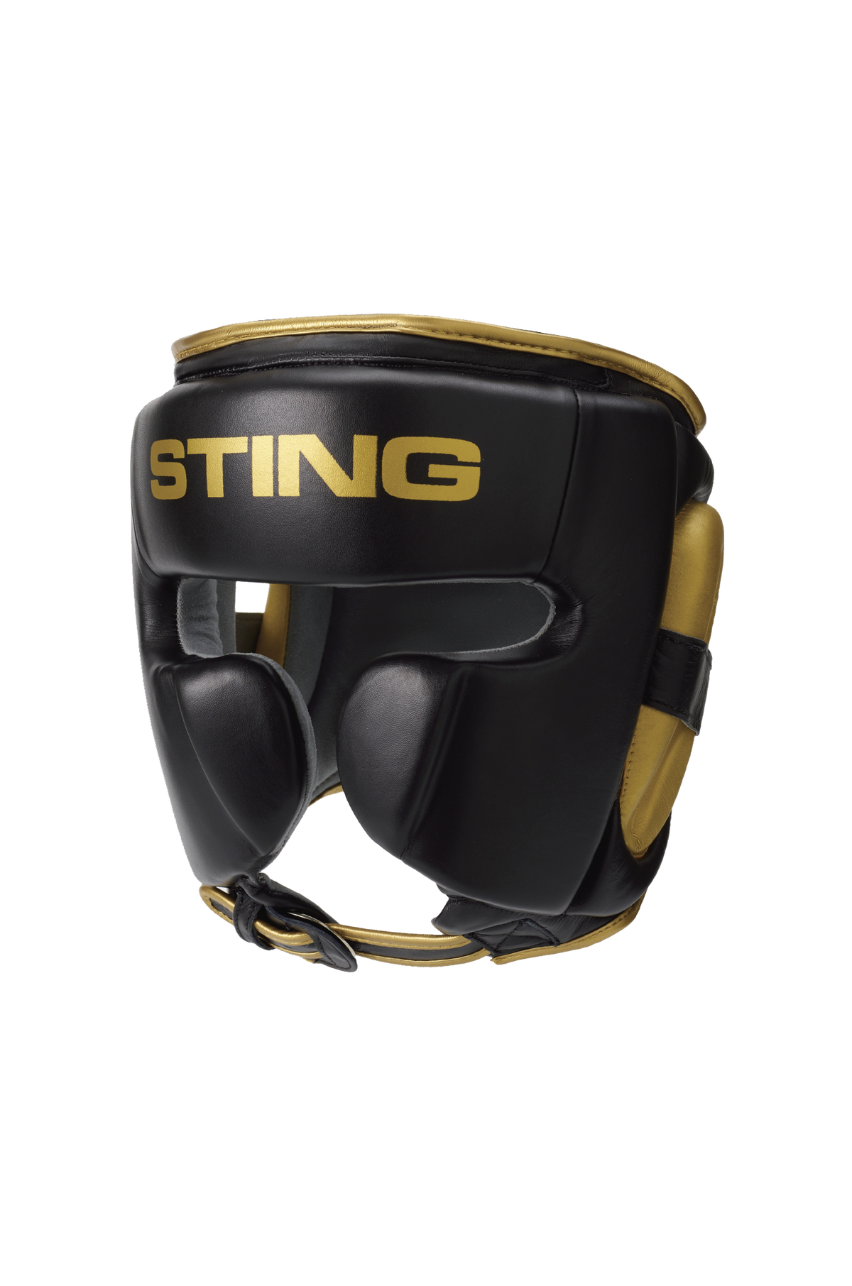 Sting Viper Gel Full Face Höfuðhlíf - Svört/gyllt