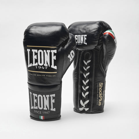 Leone Shock Plus Pro Boxhanskar - Svartir