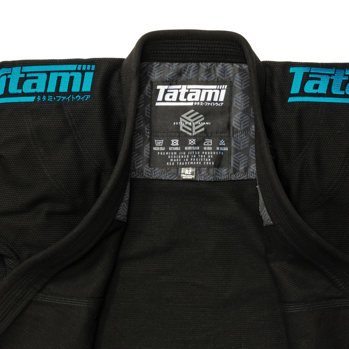 Tatami Estilo Black Label Gi - Blue on Black