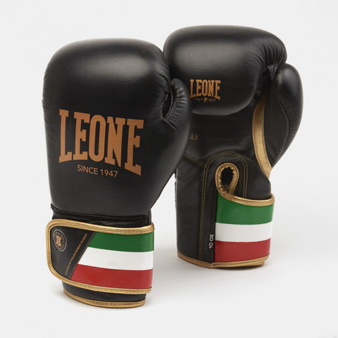 Leone Italy '47 svartir boxhanskar