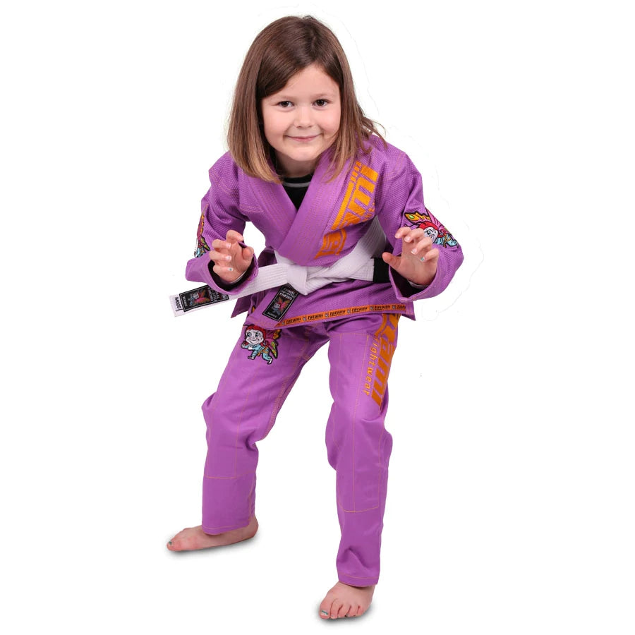 Meerkatsu Kids Animal Gi - Fjólublár
