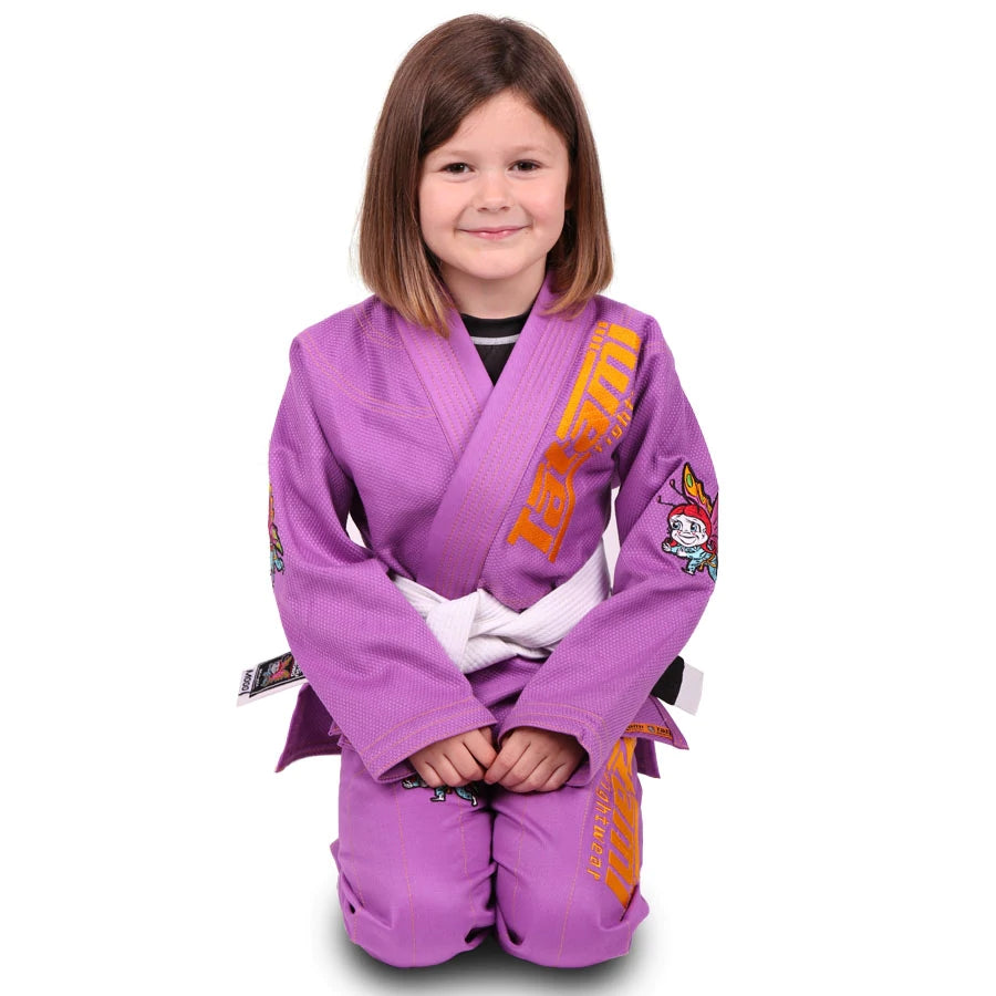 Meerkatsu Kids Animal Gi - Fjólublár