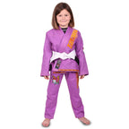 Meerkatsu Kids Animal Gi - Fjólublár