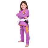 Meerkatsu Kids Animal Gi - Fjólublár