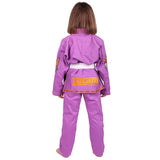 Meerkatsu Kids Animal Gi - Fjólublár